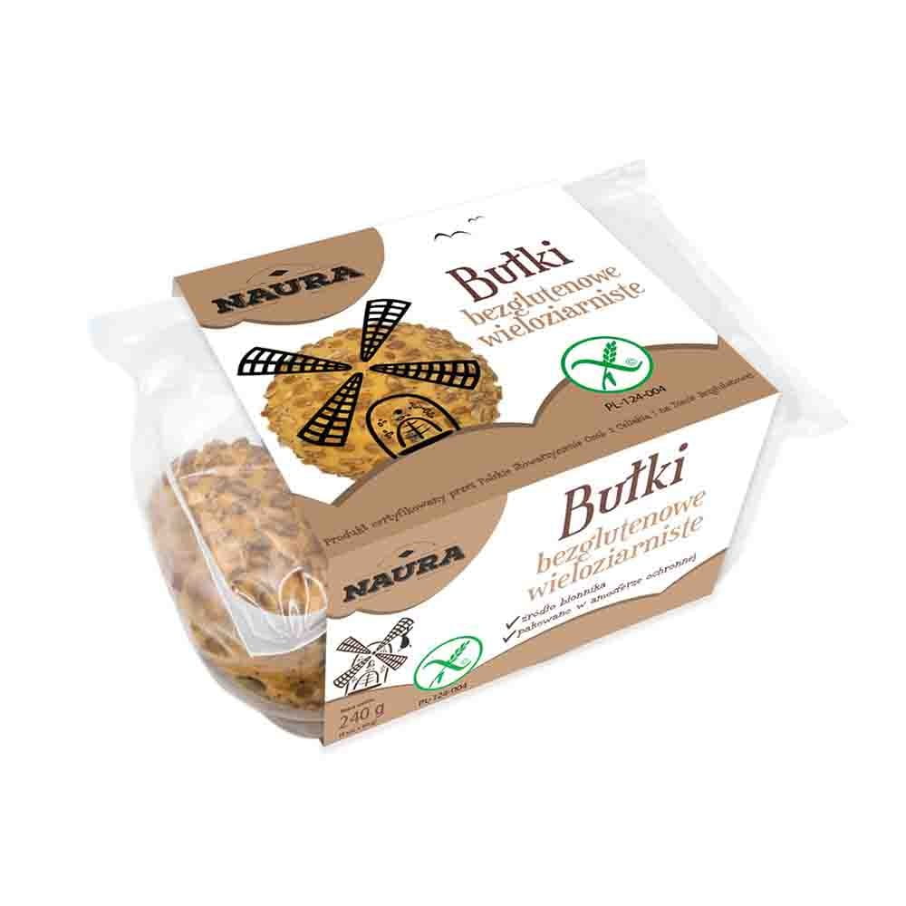 Petits pains multicéréales sans gluten 240 g NAURA