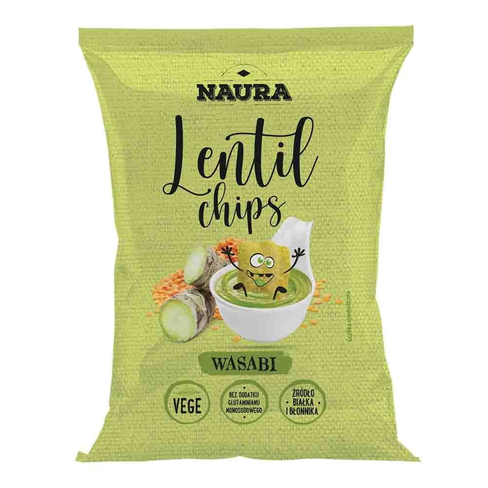 Chips de lentilles au wasabi 70 g NAURA