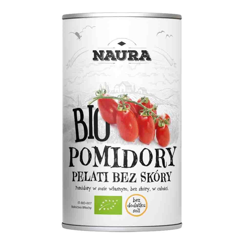 Pelati de tomates entières, sans peau BIO 400 g NAURA