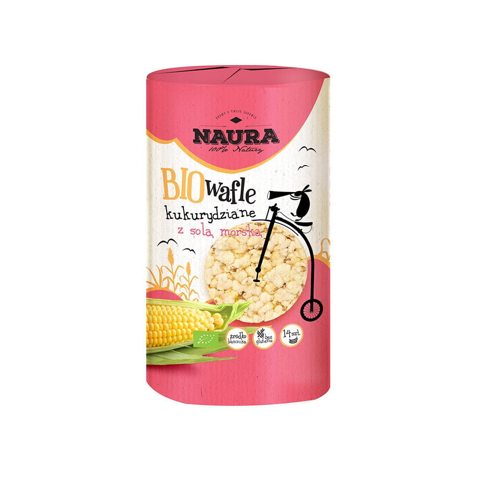 Gaufrettes de maïs au sel BIO 100 g NAURA