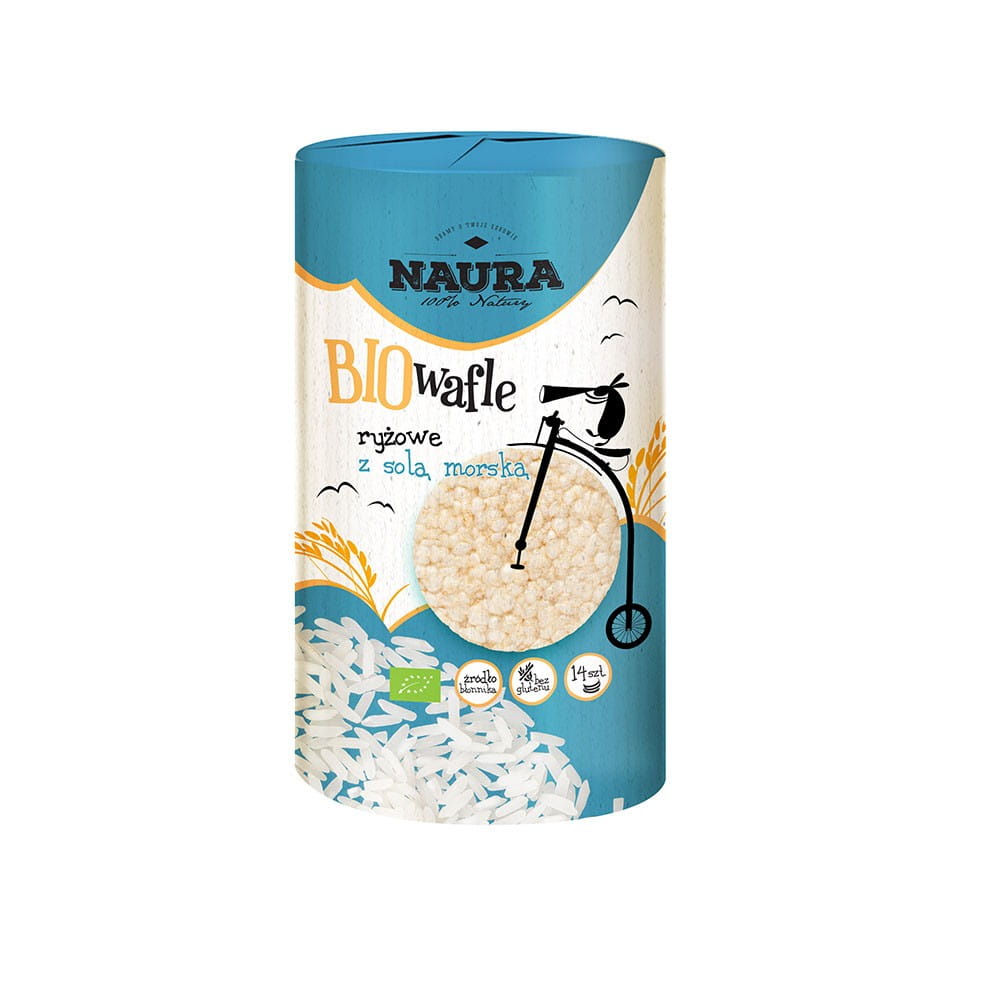 Galettes de riz au sel de mer BIO 100 g NAURA