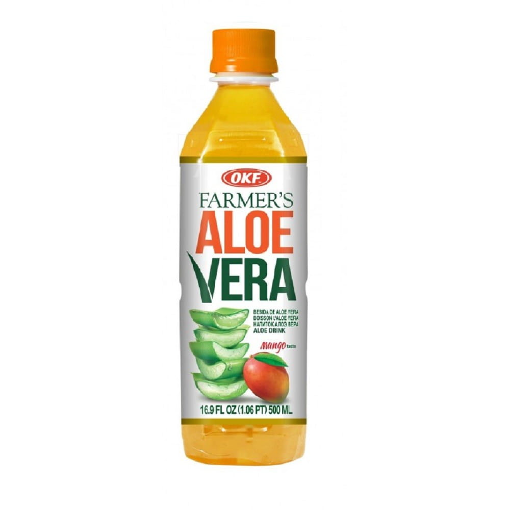 Boisson aux particules de mangue d'aloe vera naturel 500 ml OKF