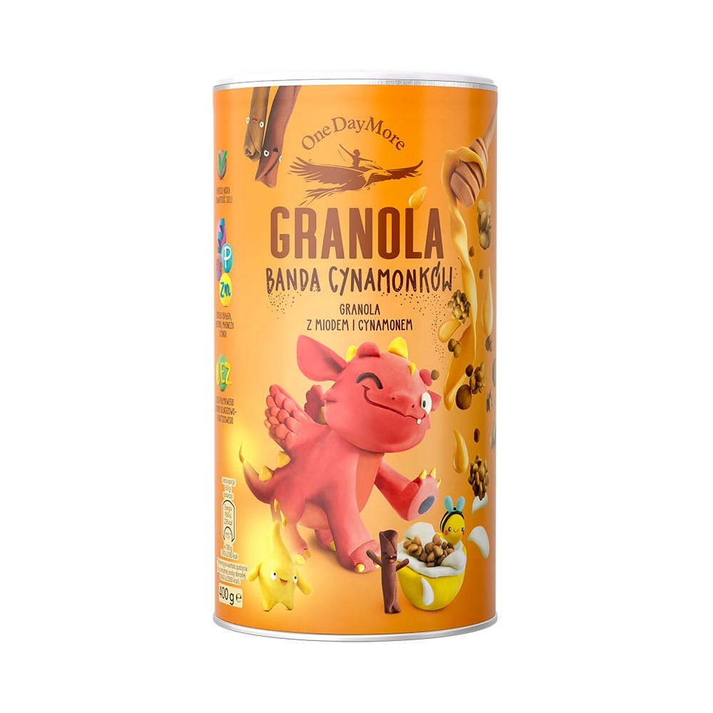 Granola au miel et à la cannelle et un bouquet de cannelles 400 g