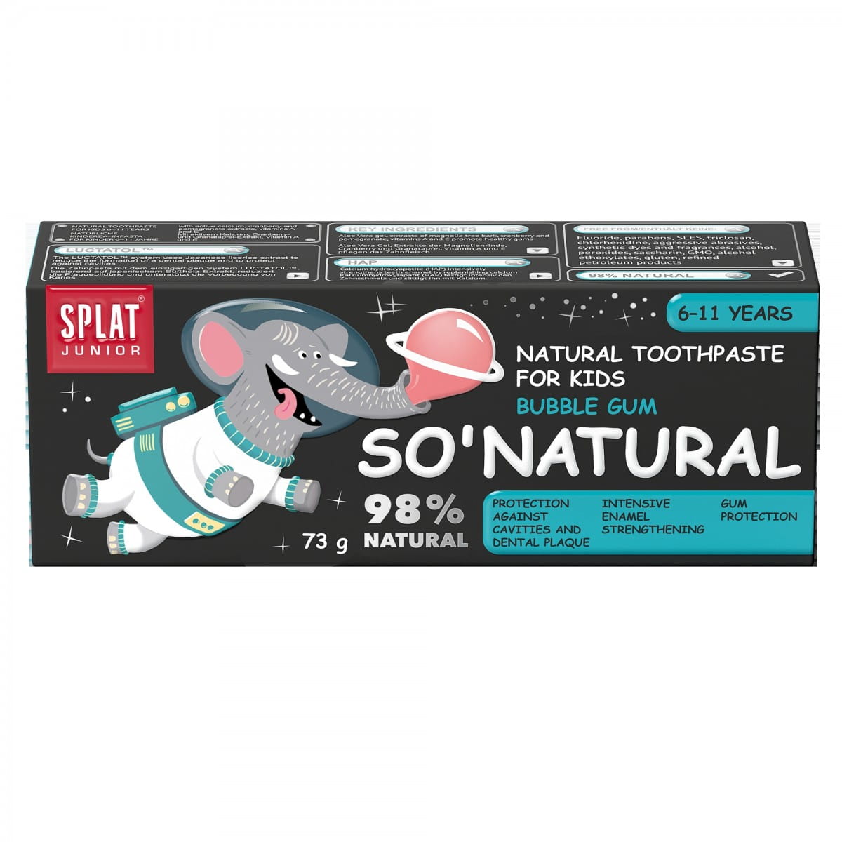 Dentifrice pour enfants bubble gum 6 - 11 ans 73 g
