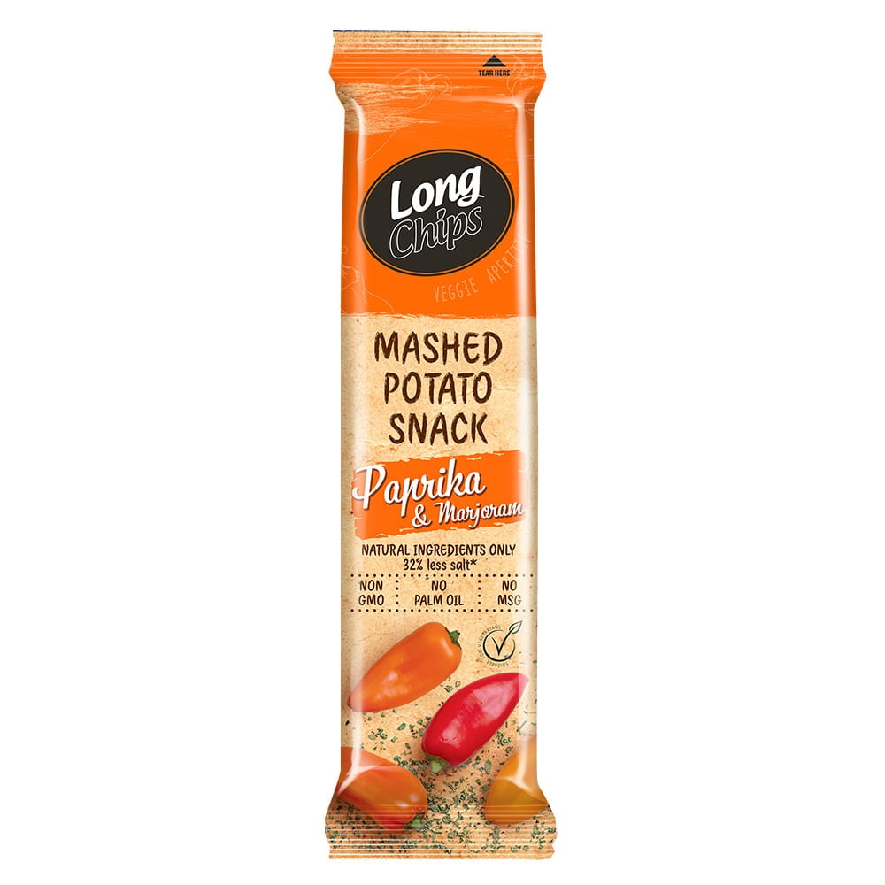 Chips de pommes de terre saveur poivre et marjolaine 75 g - CHIPS LONGUES