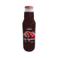 Jus de canneberge 100% 750 ml NATURO