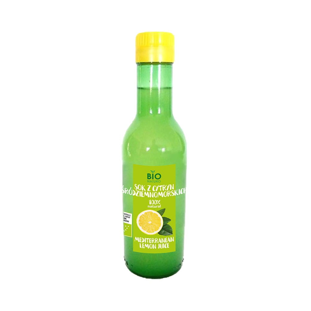 Jus de citron méditerranéen 100% BIO 250 ml BIONATURO