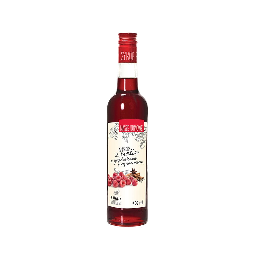 Sirop de framboise à la cannelle 400 ml PREMIUM ROSA