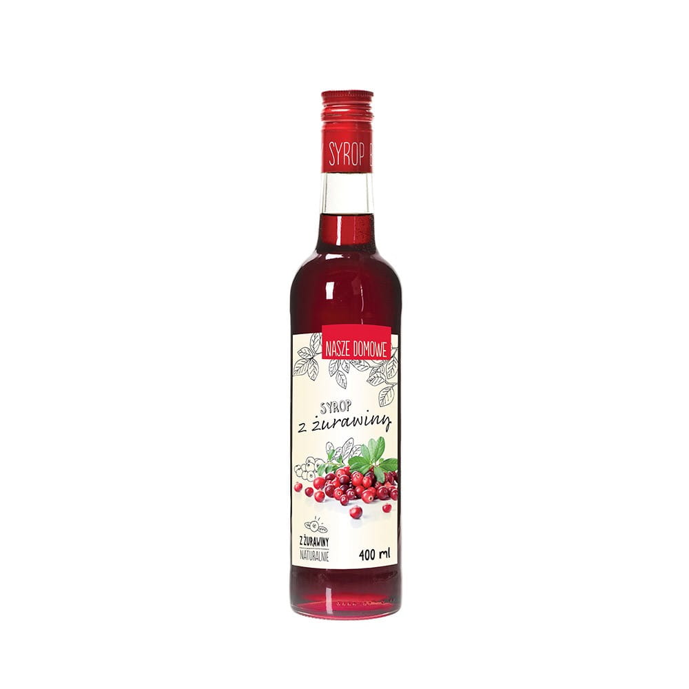 Sirop de canneberge 400 ml PREMIUM ROSA