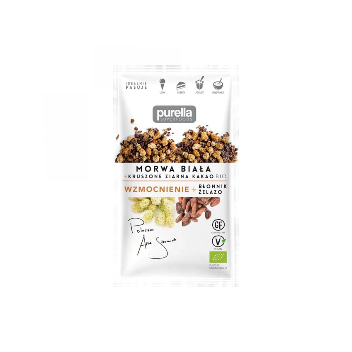 Mûrier blanc + fèves de cacao concassées BIO 45 g