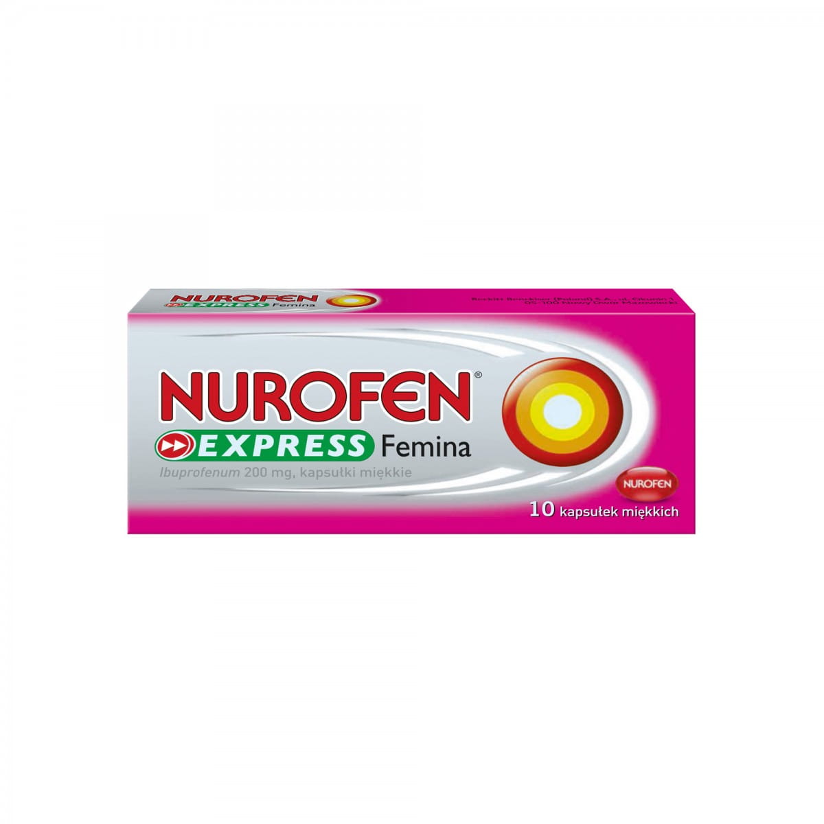 Nurofen femina 10 gélules RECKITT BENCKISER