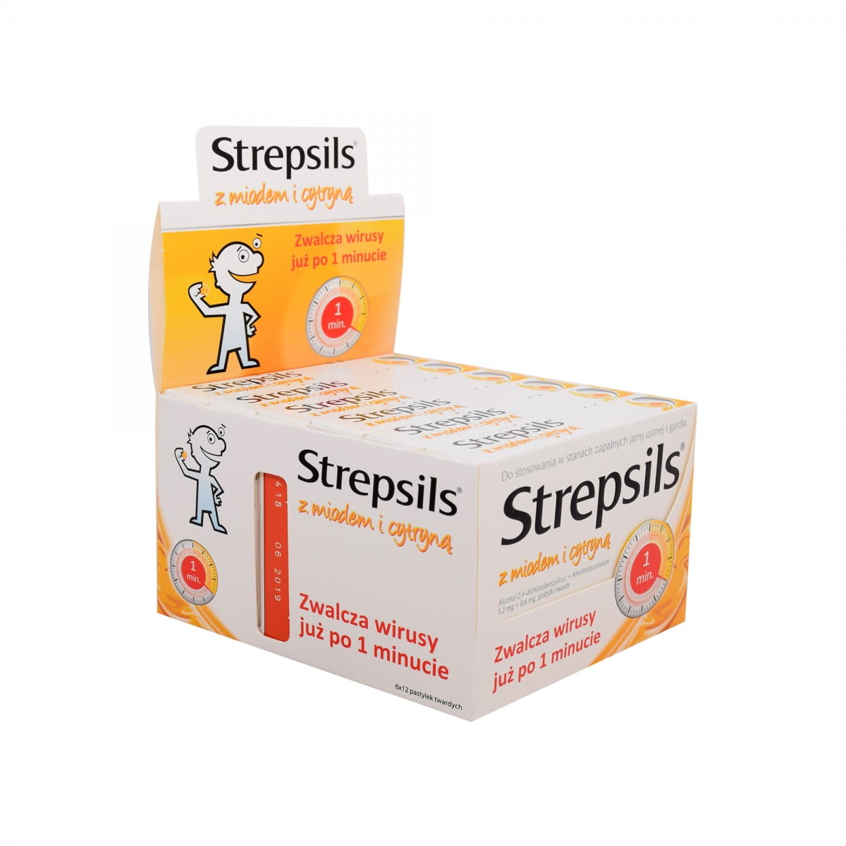 Strepsils miel au citron 12 comprimés