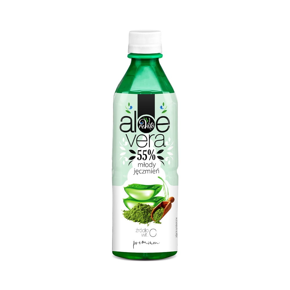 Aloe drink jeune orge 500 ml REVITO