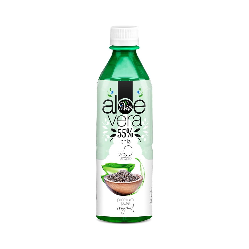 Boisson à l'aloe vera avec chia 500 ml REVITO