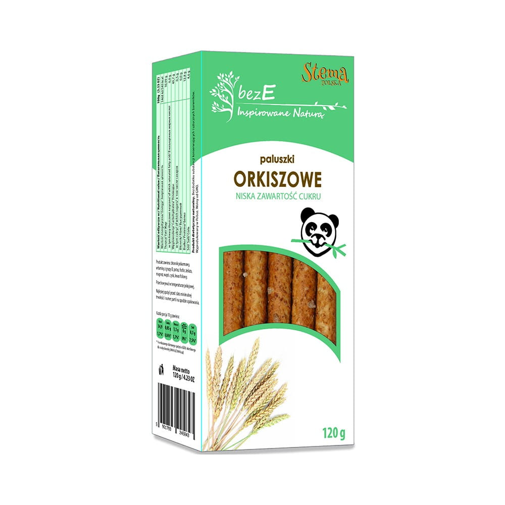 Bâtonnets d'épeautre sans E 120 g - STEMA