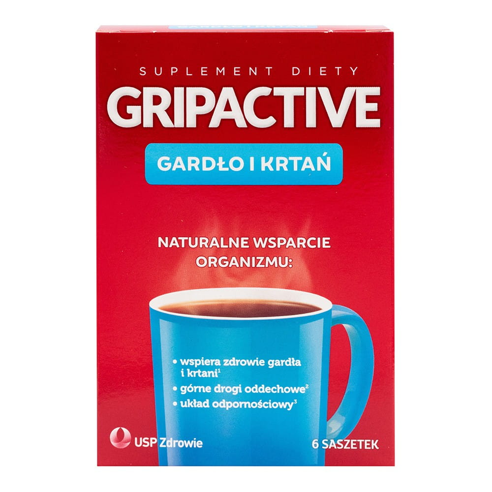 Gripactive gorge et larynx 6 sachets