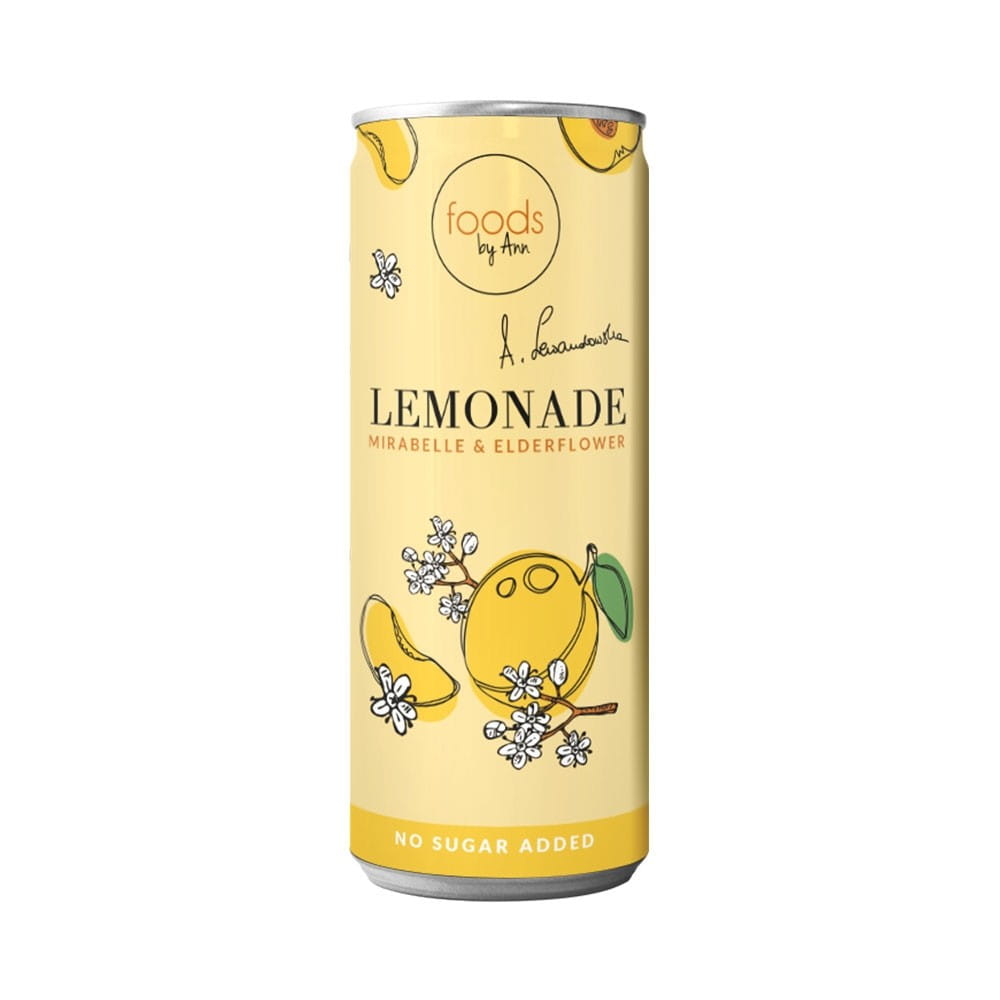 Limonade Mirabelle & fleur de sureau 250 ml - FOODS BY ANN