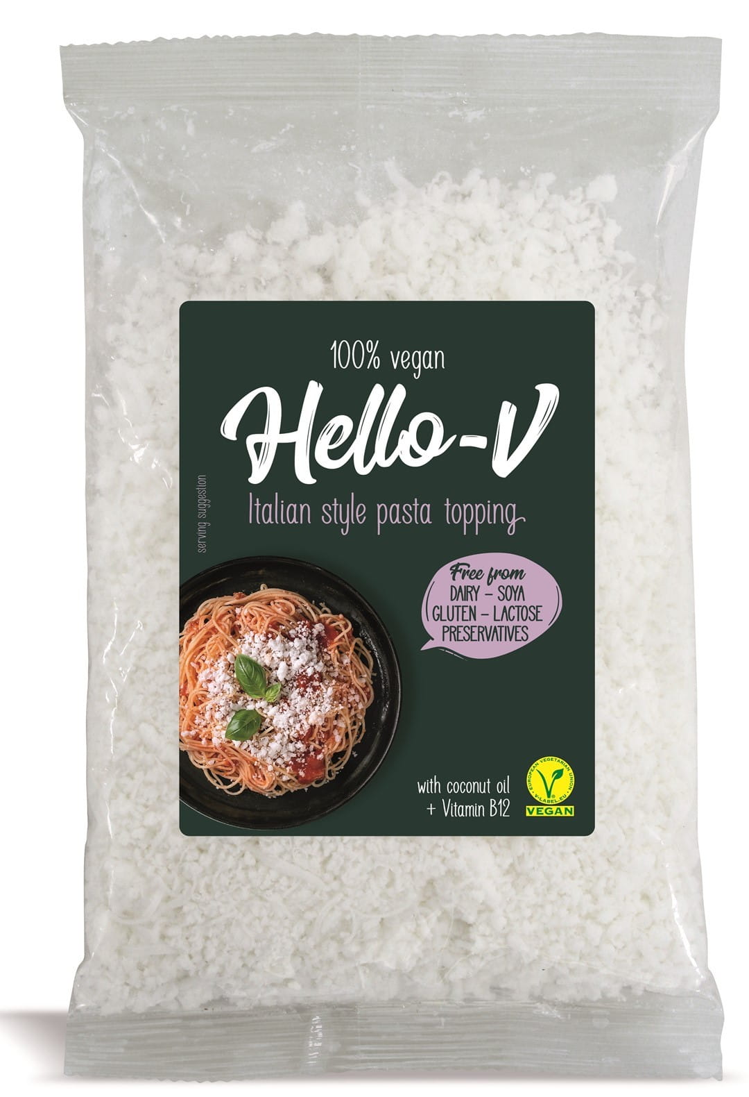 Alternative végétale au fromage râpé avec pépites 200 g HELLO - V