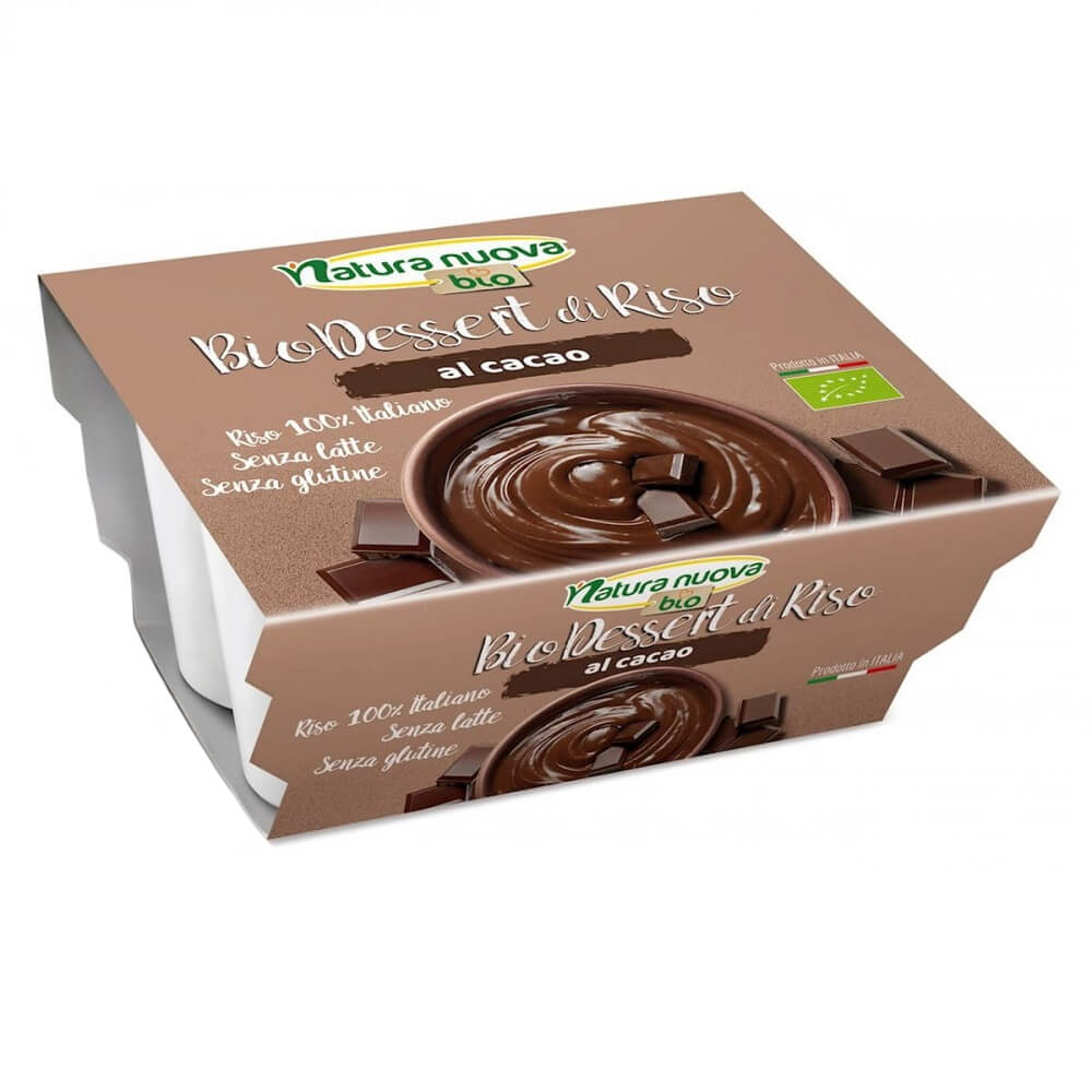 Riz au lait au cacao sans gluten BIO 4x100 g - NATURA NUOVA