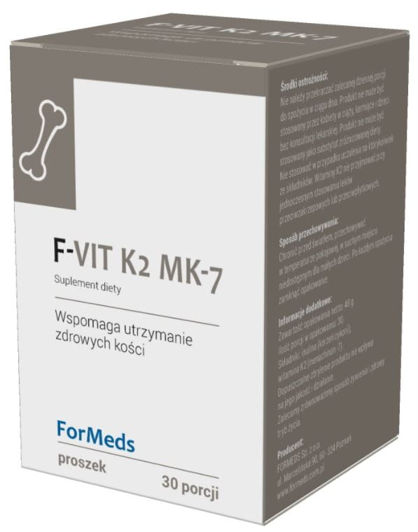 F - vit K2 MK - 7 Vitamine K2 MK - 7 100mcg 30 portions 48g FORMEDS