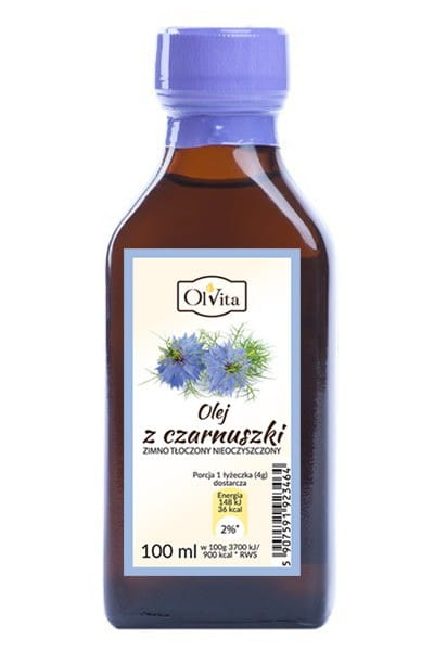 Huile de nigelle pressée à froid 100ml (Egypte) OLVITA