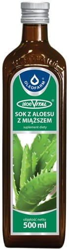 Jus d'aloès avec pulpe 500ml OLEOFARM