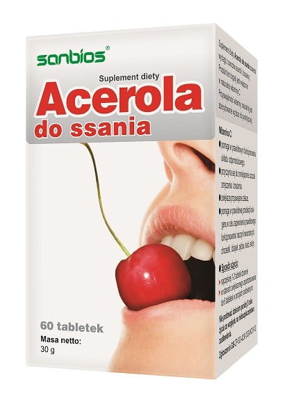 Acérola pour succion 60 comprimés SANBIOS