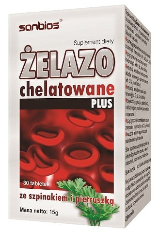Fer chélaté plus 30 tabl. SANBIOS