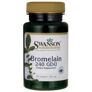 Bromélaïne 100 mg 100 comprimés. SWANSON