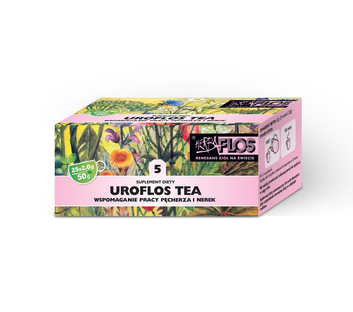 5 uroflos thé fix 25 x 2g - herba rein vessie - FLOS