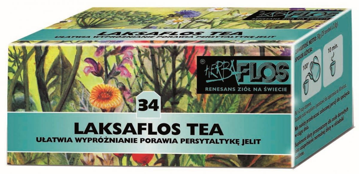 Supporte le métabolisme thé 20 x 2g - 34 laxsaflos tea fix - HERBA - FLOS