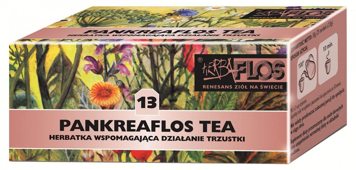 Tisane de pancréas 20 x 2g - 13 pankreaflos tea fix - HERBA - FLOS