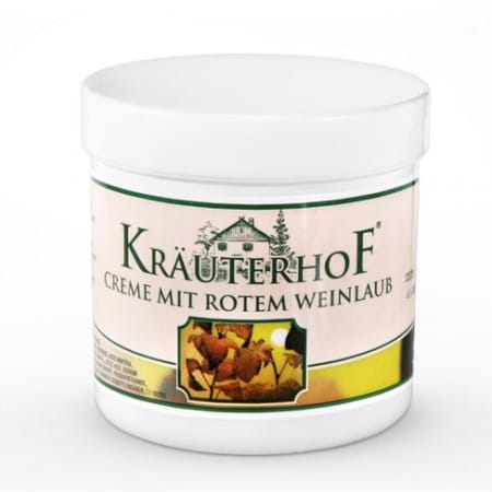 Baume de feuille de vigne au marron d'Inde 250ml KRAUTERHOF