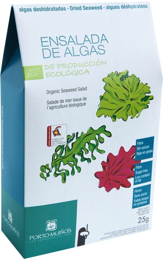 Algues marines séchées - mix salade BIO 25 g - PORTO MUINOS