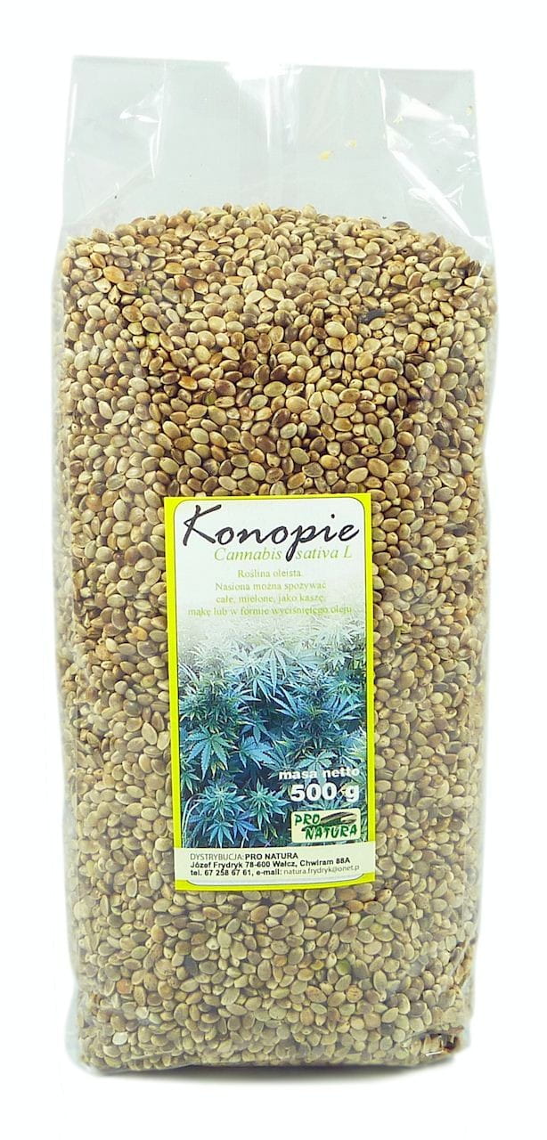 Graines de chanvre entières 500g PRO NATURA