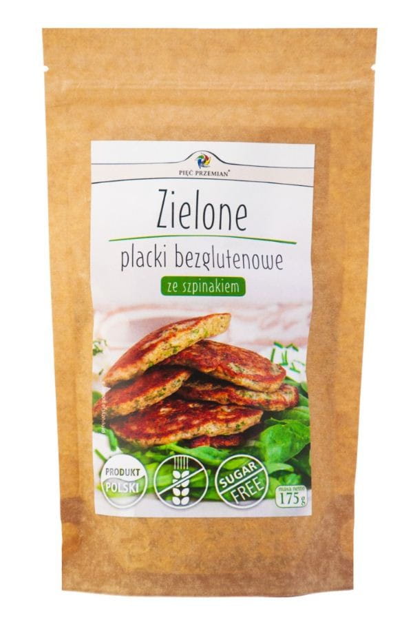 Crêpes vertes aux épinards - sans gluten sans sucre instantané 175g CINQ CHANGEMENTS