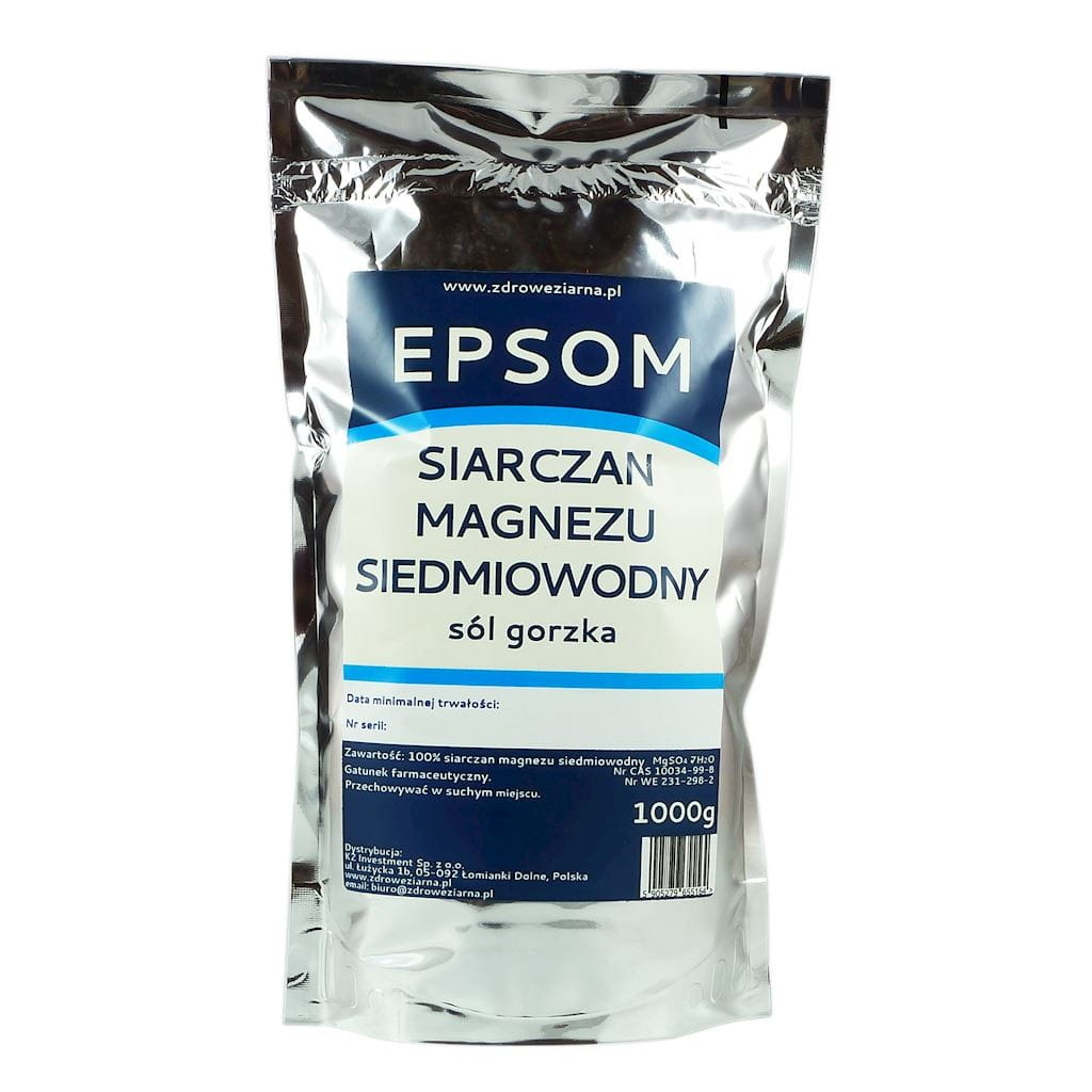Sel amer d'Epsom 1kg - sulfate de magnésium heptahydraté K2