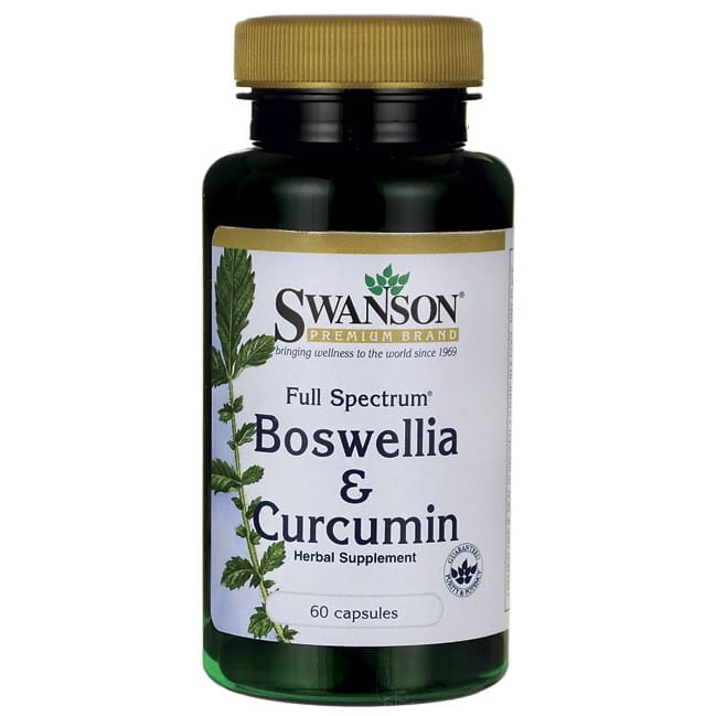 Boswellia & Curcumine 60 Gélules SWANSON