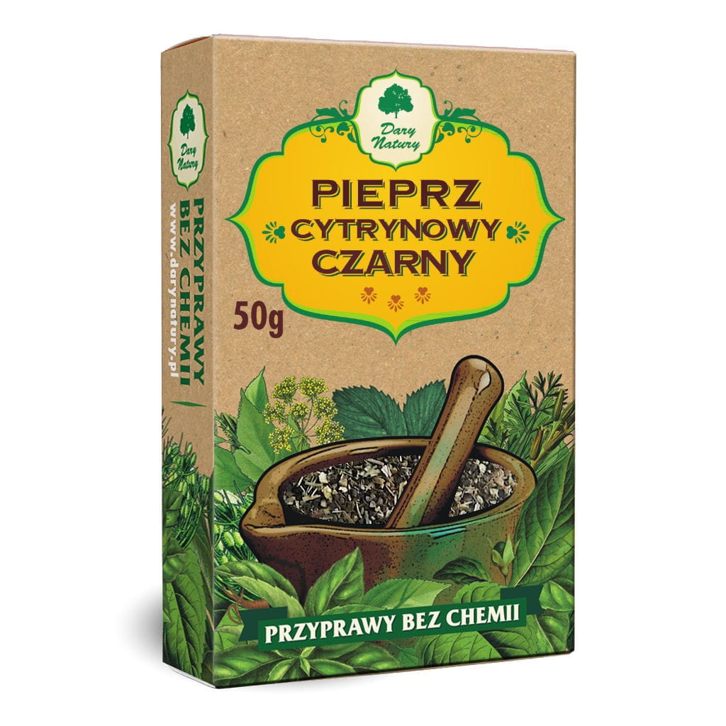 Poivre noir citron 50g DONS DE LA NATURE