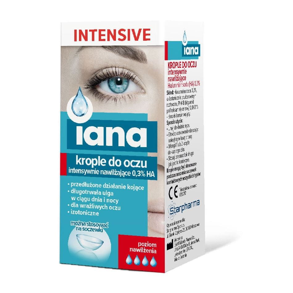 Iana collyre intensif hydratant intensif 03% ha 10ml STARPHARMA