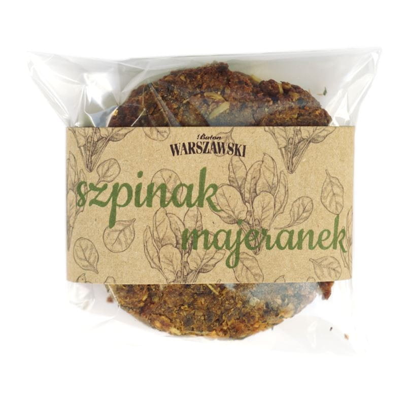 Biscuit épinards et marjolaine 60g - BAR VARSOVIE