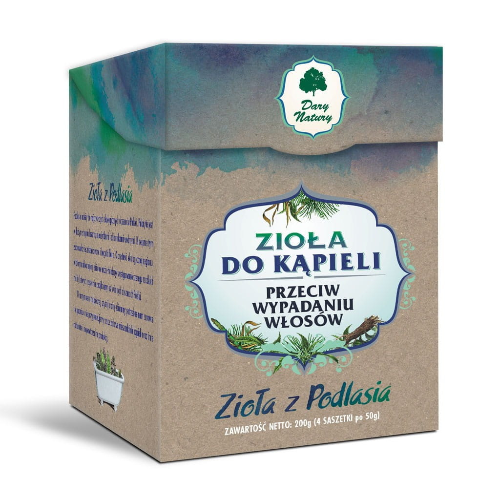 Herbes de bain contre la chute des cheveux 4 x 50g CADEAUX DE LA NATURE