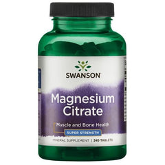 Citrate de magnésium 240tabl. - citrate de magnésium SWANSON