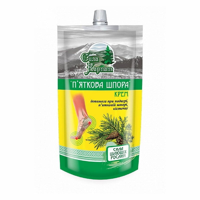 Crème pour les pieds contre les éperons et les oignons 100ml LA PUISSANCE DES CARPATES