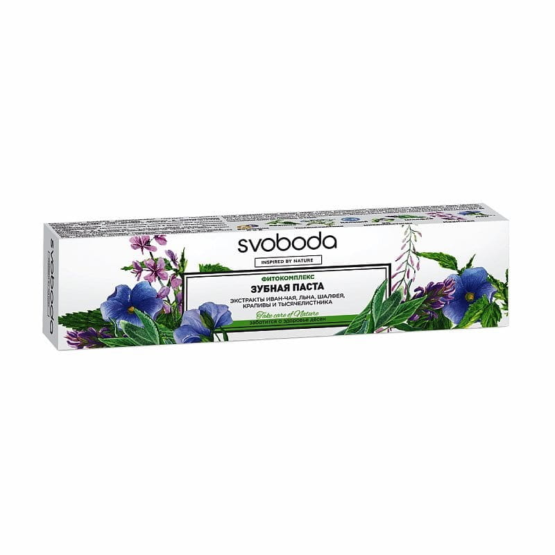 Dentifrice phytocomplexe sans fluor 124g SVOBODA