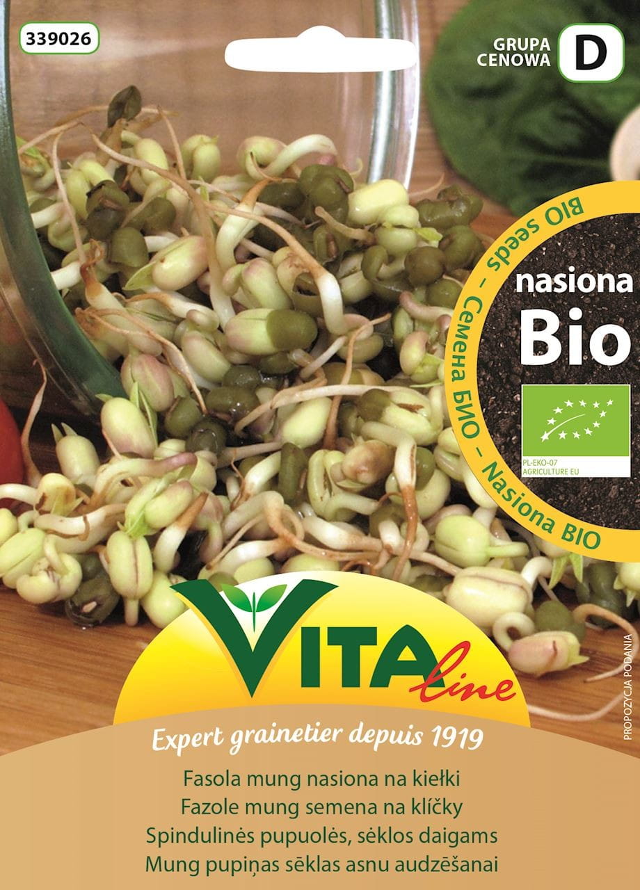 Graines de haricot mungo BIO à germer 30 g VITA LINE