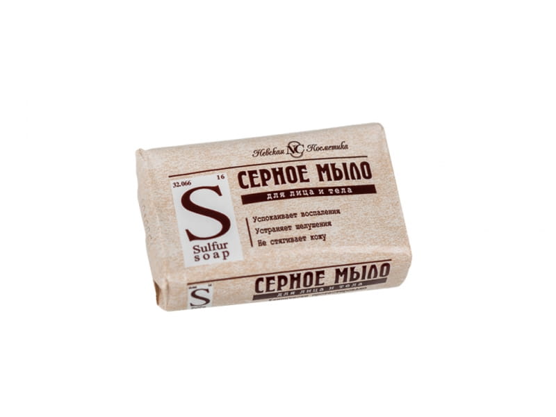 Savon au soufre 90g NEVSKAYA COSMETICA