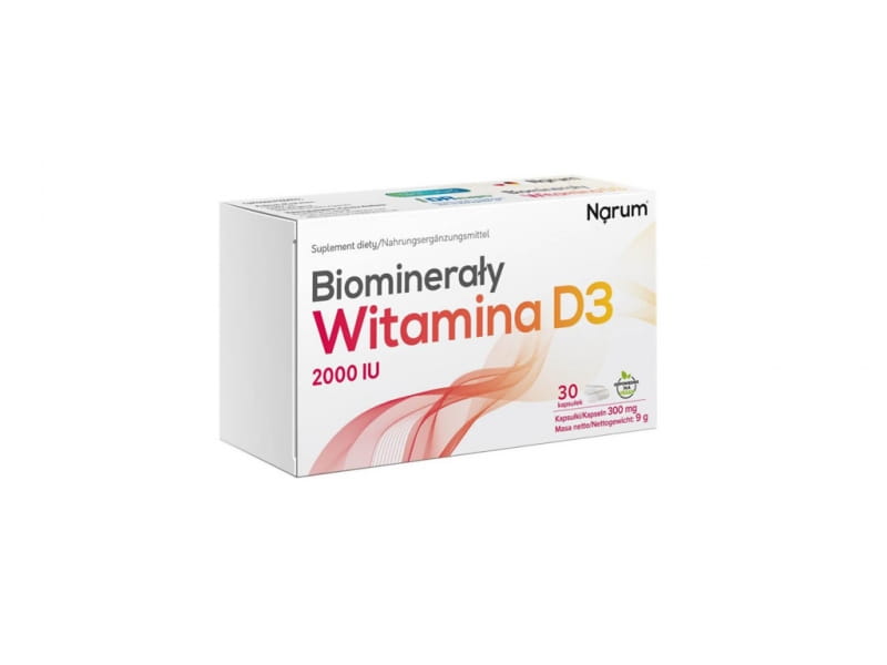 NARUM D3 - biominéraux 30 gélules