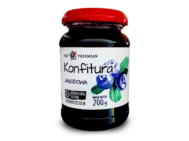 Confiture de myrtilles 200g CINQ CHANGEMENTS