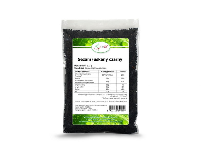 Sésame noir 100g - VIVIO